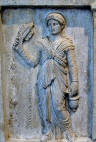 A priestess of Isis of the period