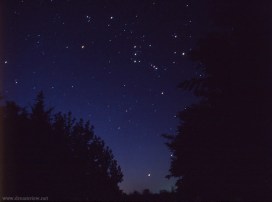 Osiris on His back (note the 3 belt stars) with Isis-Sopdet below, upraising Him