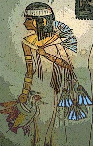 Gathering lotuses for the lotus bread