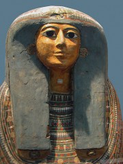 The sarcophagus of a Chantress of Amun