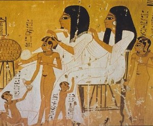 An Egyptian noble family 