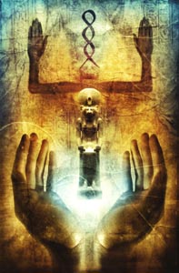 Ah, the electric blue light of heka