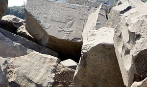 The jumble of stone blocks that is, today, Isiopolis