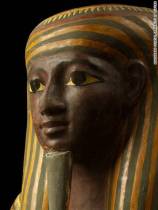 The coffin lid of 25th dynasty Theban Priest, Djeddjehutyiuefankh