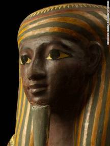 The coffin lid of 25th dynasty Theban Priest, Djeddjehutyiuefankh