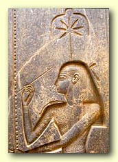 Seshat, Goddess of Wisdom, Knowledge, and Writing, shown with Her stylus