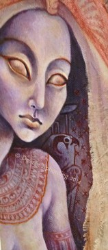 A contemporary Nephthys by artist Desiree Isphording. You may purchase this piece on etsy.