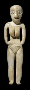 A female image in ivory from the early predynastic period in Badari