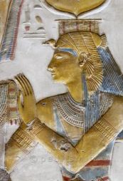 Isis from Abydos wearing the Vulture Headdress
