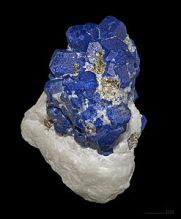 Lapis from Afghanistan in its natural state