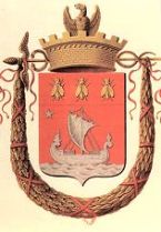 Napoleon's Coat of Arms for the city of Paris, with Isis enthroned on the prow of the ship