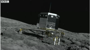 The Philae lander; they should have put a tiny statue of Isis in Her temple, don't you think?