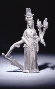 Isis-Fortuna with rudder and cornucopia