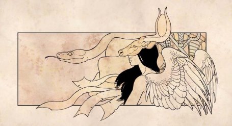 A Portrait of Isis, by Feather Collector. See it here.