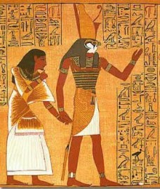 Horus lead Ani before His father Osiris for judgment