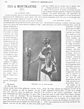 MacGregor as the Hierophant Ramses in the L'Echo article; click to enlarge