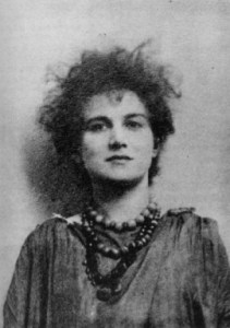 Moina Mathers; if the 1895 date on this photo is correct, she would have been about 30 