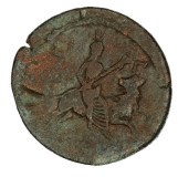 Isis-Sothis, Lady of the Dog-Star, riding on Her dog